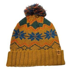 Timberland Women's Fair Isle Pom Beanie Toque